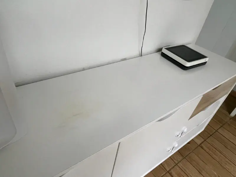 Mueble organizador blanco con cajones - 3