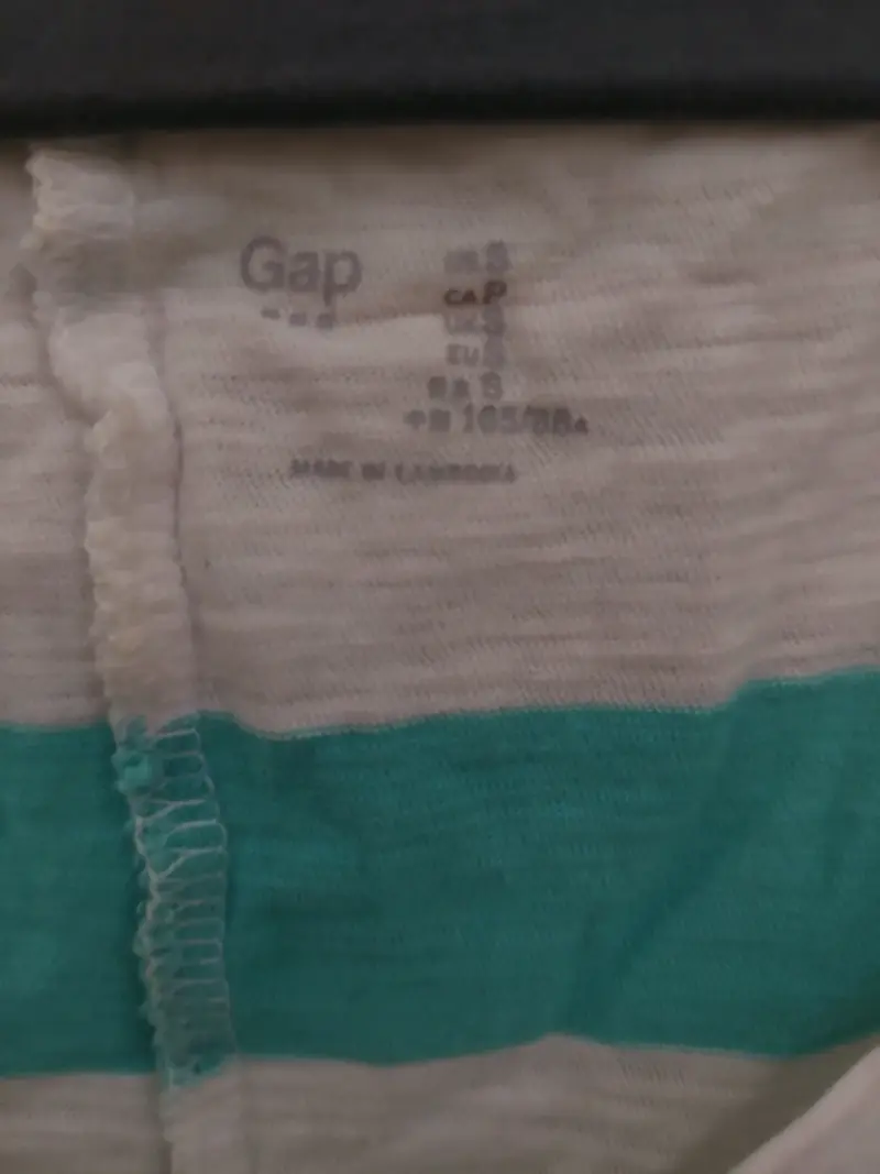 Polera sin mangas a rayas Gap para mujer - 2