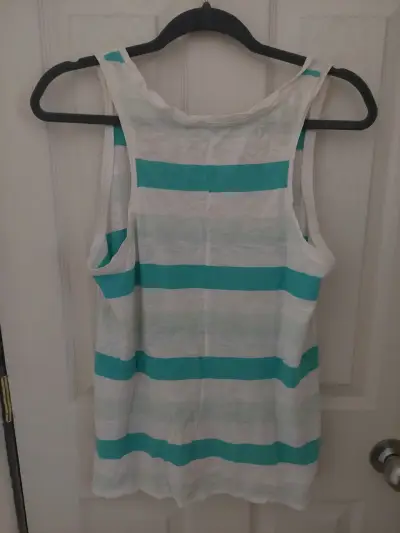 Polera sin mangas a rayas Gap para mujer - miniatura 4
