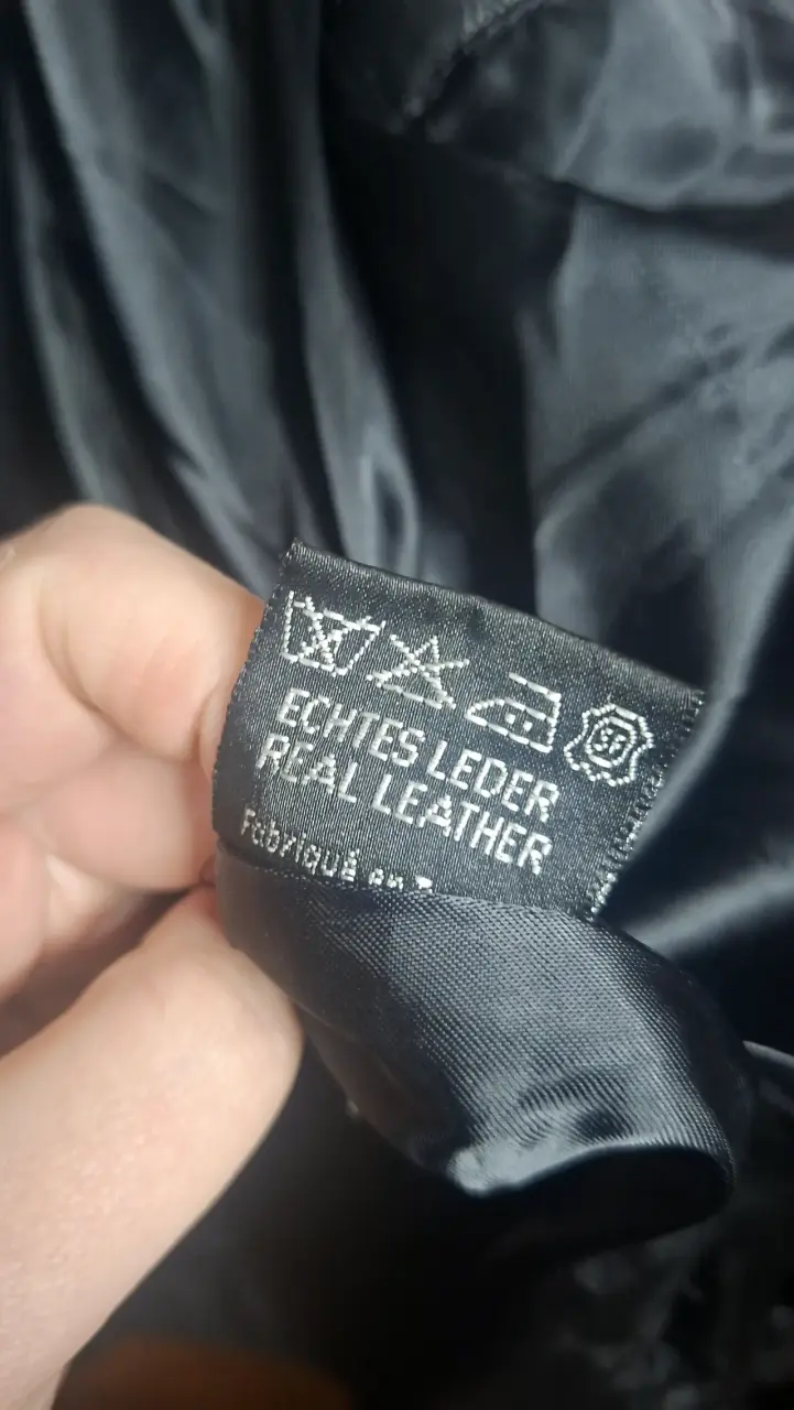 Chaqueta de cuero negro Kuzu Paris - 3