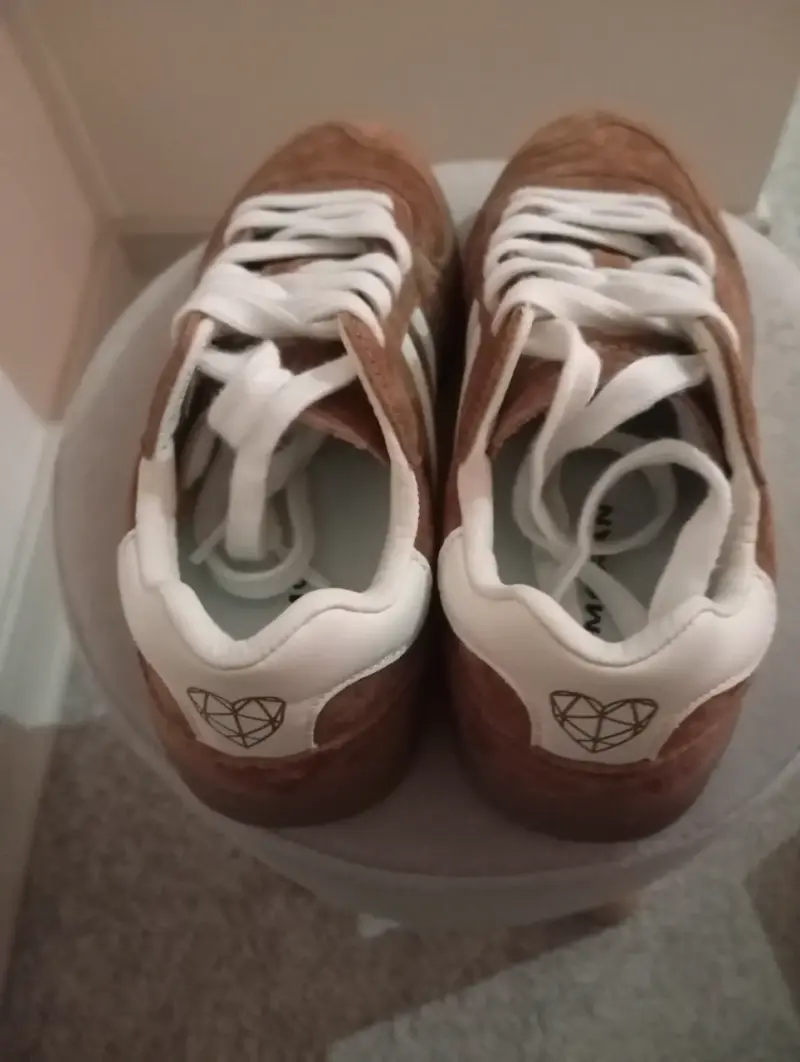 Zapatillas urbanas café talla 36 - 3