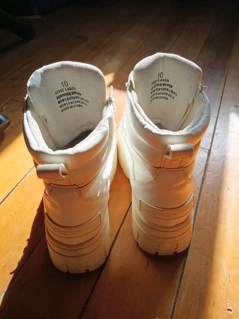 Botas de cuero blancas Windorsmith talla 10 - 5