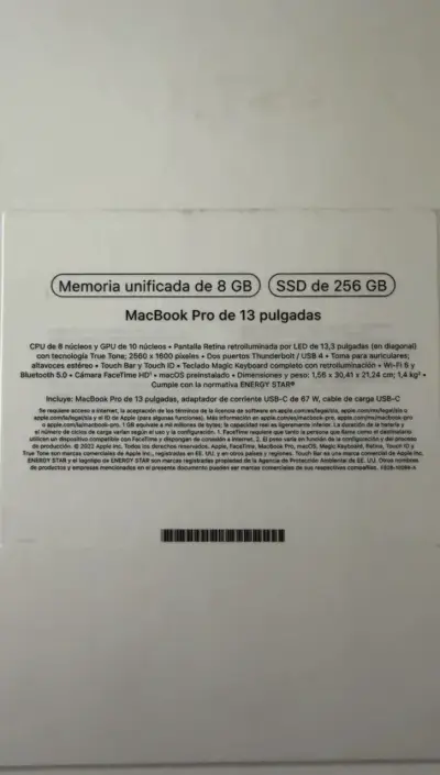MacBook Pro 13” M2 con touchbar - miniatura 5