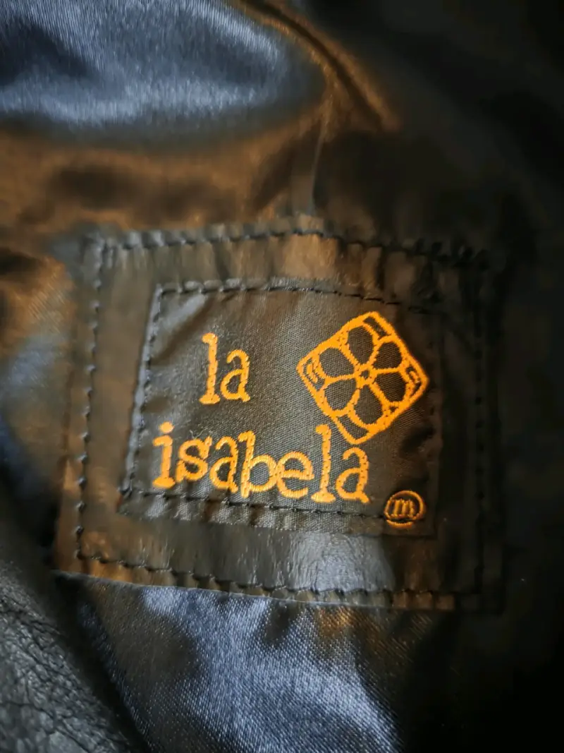 Chaqueta exclusiva de cuero negro La Isabela - 4