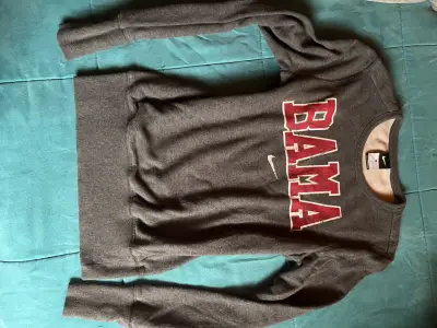 Polerón gris Nike BAMA para mujer - miniatura 1