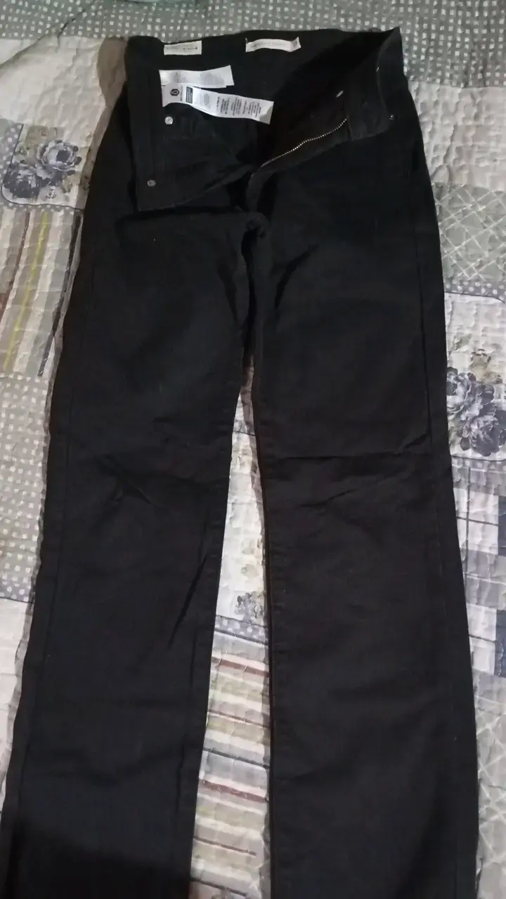 Pantalones negros de mezclilla para Mujer - 2
