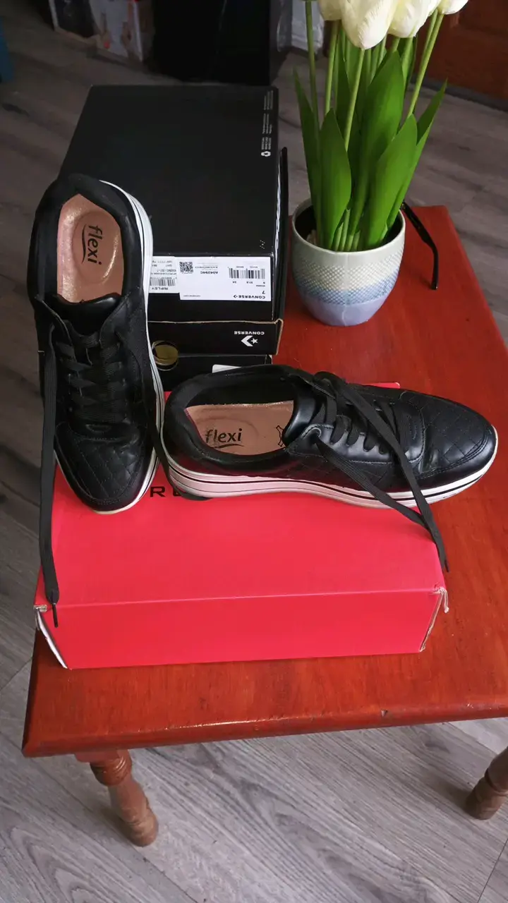 Zapatillas negras Flexi para hombre - 2