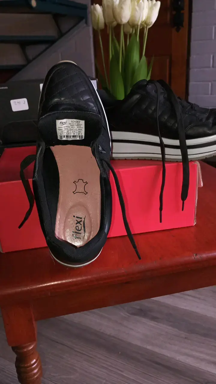 Zapatillas negras Flexi para hombre - 6