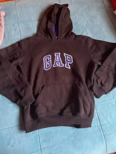 Polerón con capucha GAP negro para hombre - miniatura 1