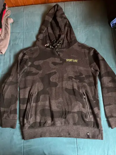 Polerón con capucha GAP negro para hombre - miniatura 5