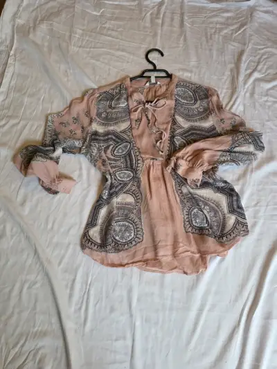 Blusa bohemia estampada Lucky Brand - miniatura 2