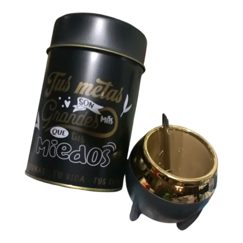 Set de Mate con Lata Decorativa y Bombilla - 3