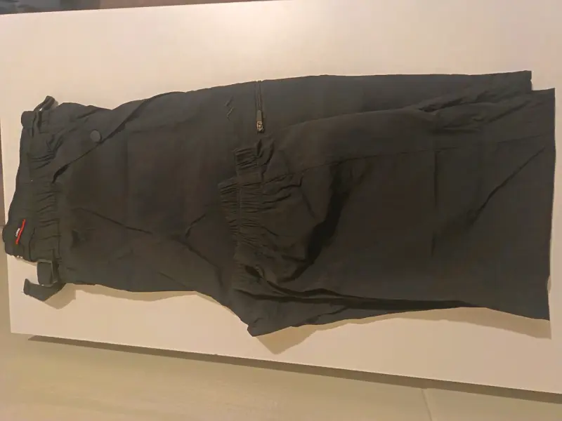 Pantalones de trekking negros con bolsillos - 2