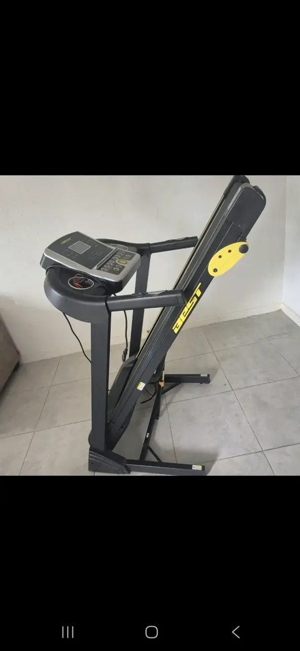 Caminadora eléctrica Best Titan plegable negra - 3