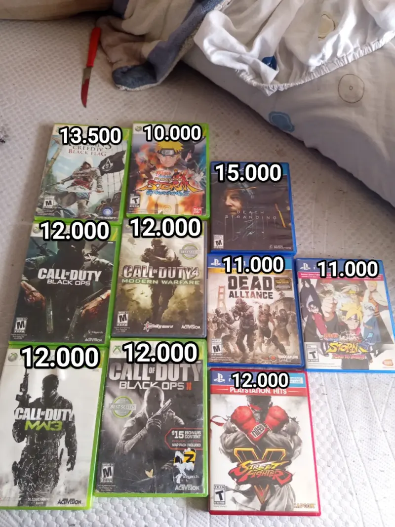 Lote de videojuegos para Xbox y PlayStation