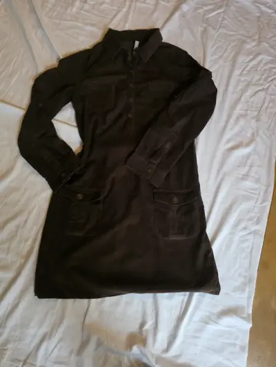 Vestido de pana marrón Old Navy con bolsillos - miniatura 1
