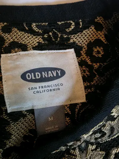 Chaqueta Negro y Dorado Old Navy - miniatura 4