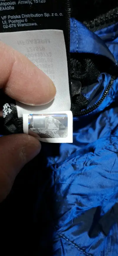 Chaqueta reversible azul The North Face para mujer - miniatura 4
