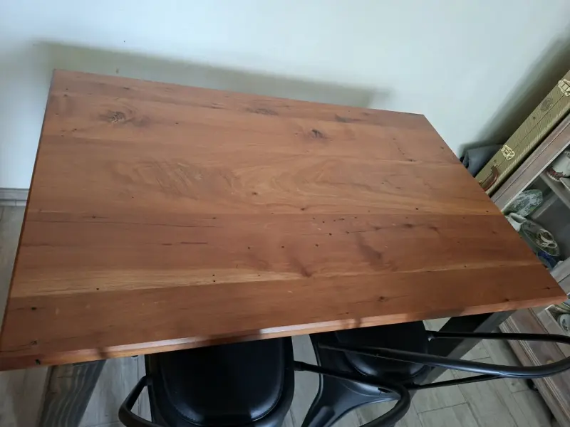 Mesa de comedor de madera nativa - 4