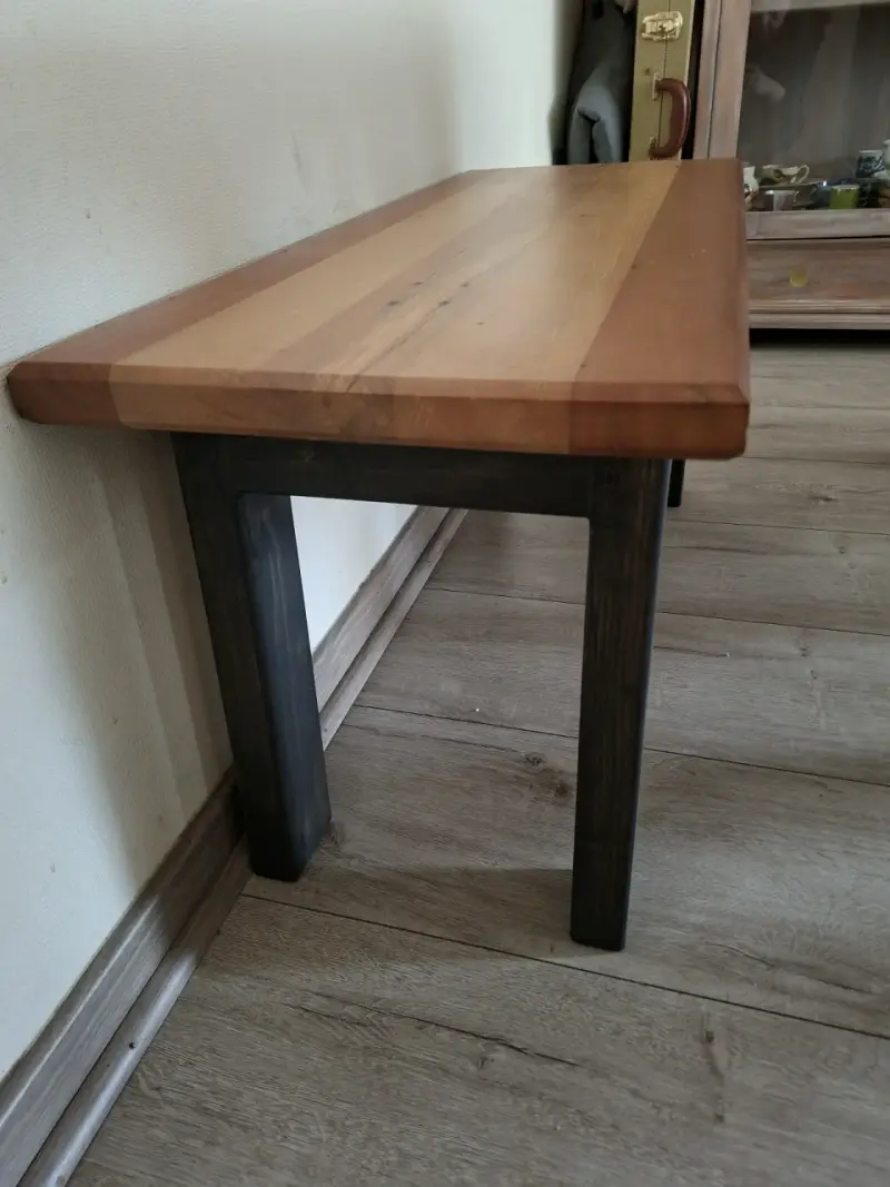 Mesa de comedor de madera nativa - 6