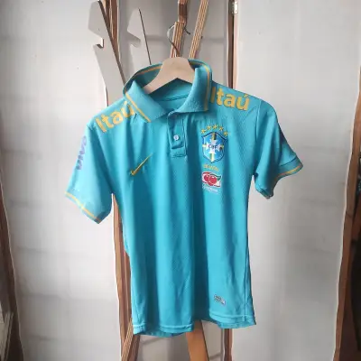 Polera Nike Brasil CBF Turquesa - miniatura 1