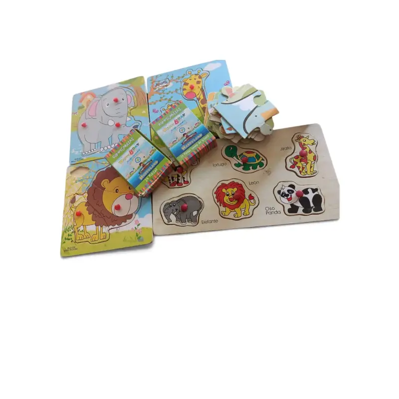 Set de Rompecabezas de Animales para Niños