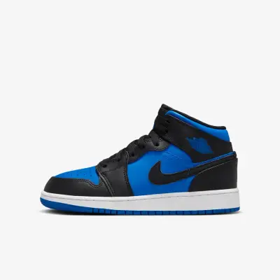 Zapatillas deportivas Nike Air Jordan negras y azules - miniatura 1