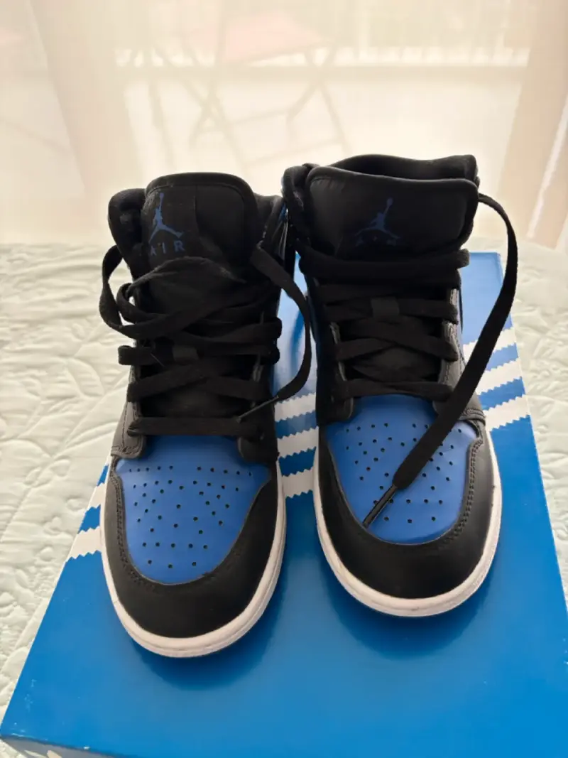 Zapatillas deportivas Nike Air Jordan negras y azules - 3