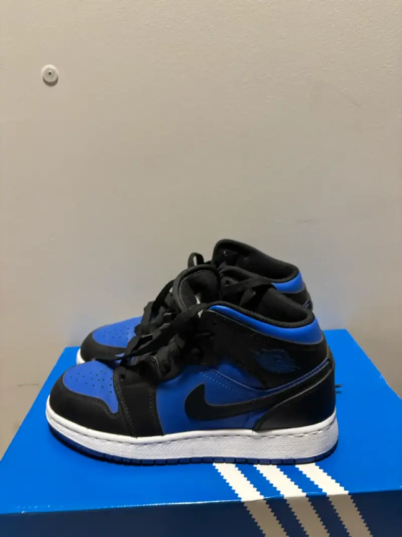 Zapatillas deportivas Nike Air Jordan negras y azules - 4