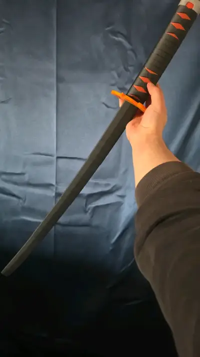 Katana extendible, demon slayer, impresion 3D - miniatura 1