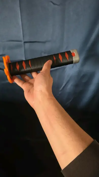 Katana extendible, demon slayer, impresion 3D - miniatura 3
