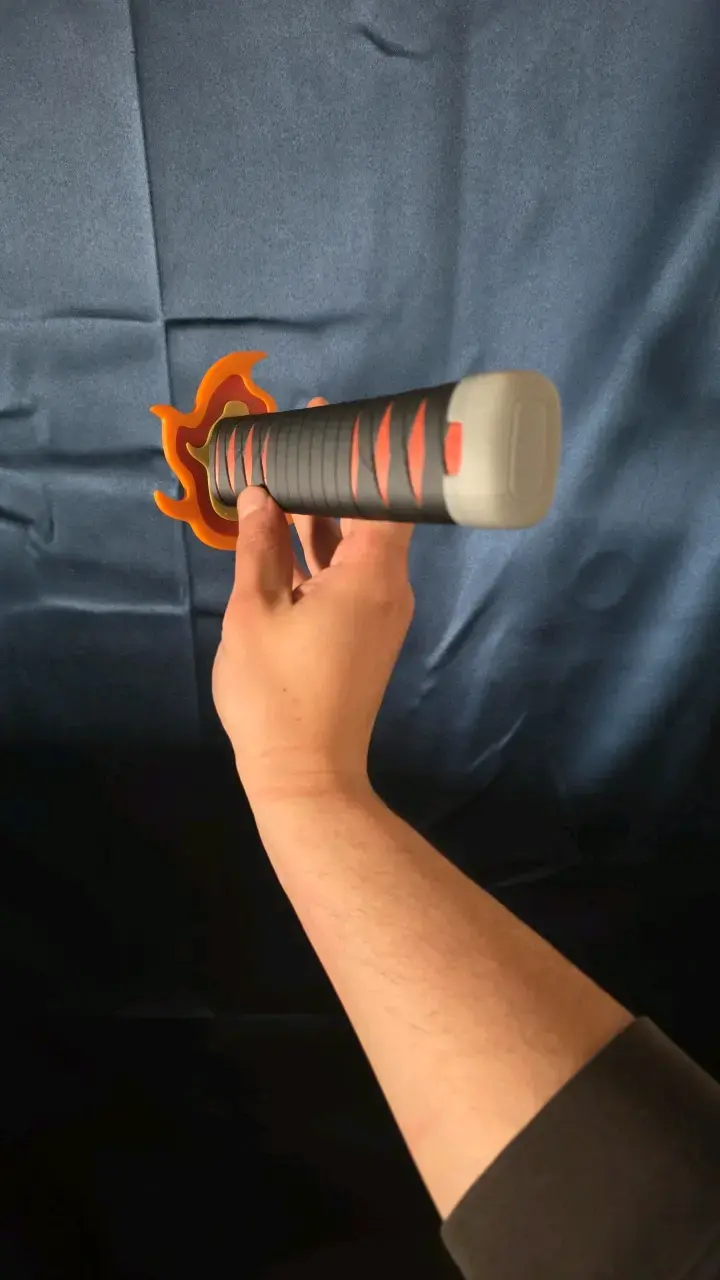 Katana extendible, demon slayer, impresion 3D - 4