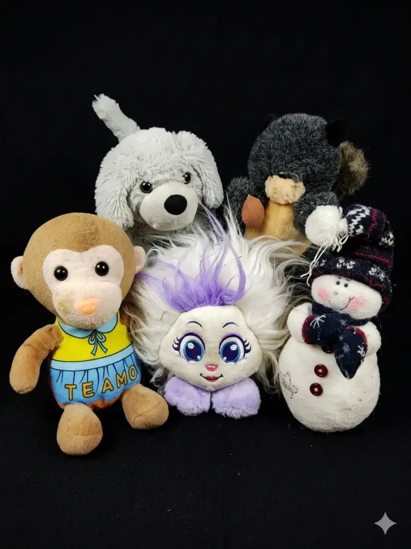 Lote de peluches variados en buen estado - 5