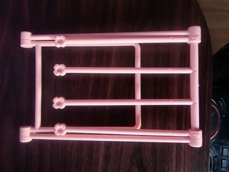 Soporte de joyas y colets rosa - 2