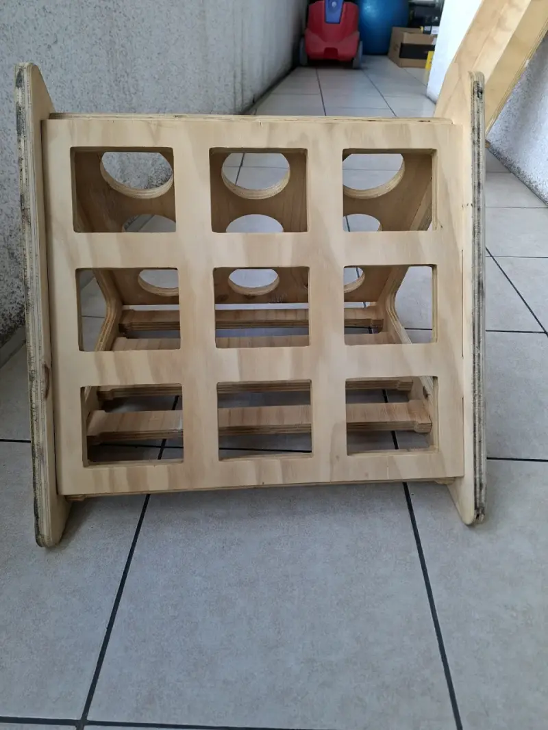 Tobogán y rampla Pikler de madera para niños - 6