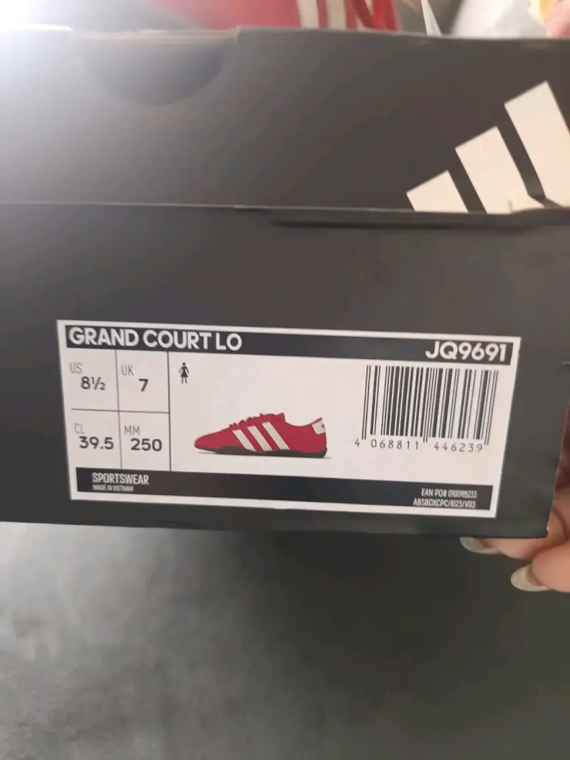 Zapatillas Adidas Grand Court Lo rojas - 2