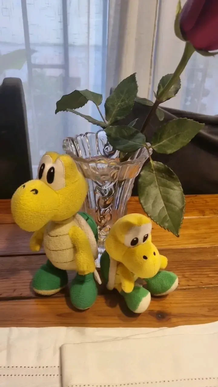 Peluches de tortuga amarillos y verdes - 1
