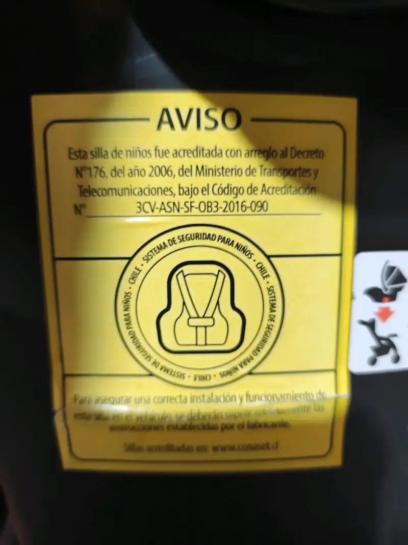 Silla de auto para bebé OnBoard 35 morada - 6