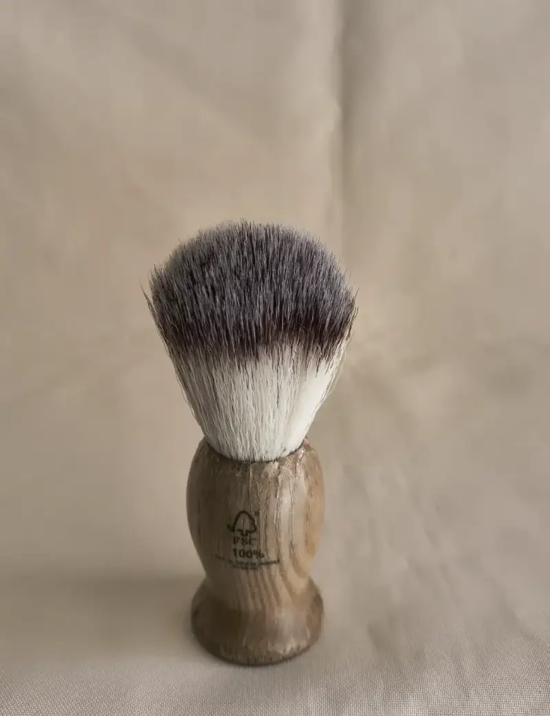 Brocha o Isopo de Afeitar de Madera  Vintage - 4