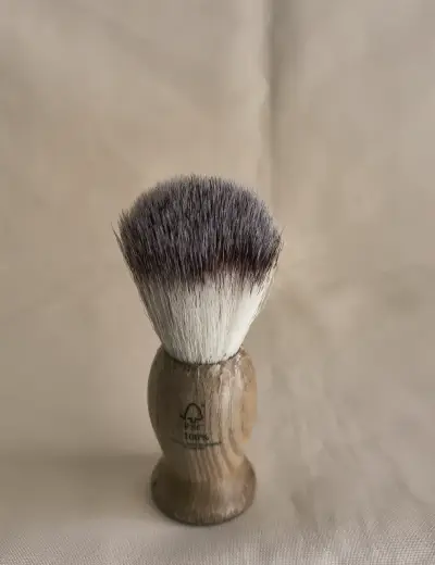 Brocha o Isopo de Afeitar de Madera  Vintage - miniatura 4