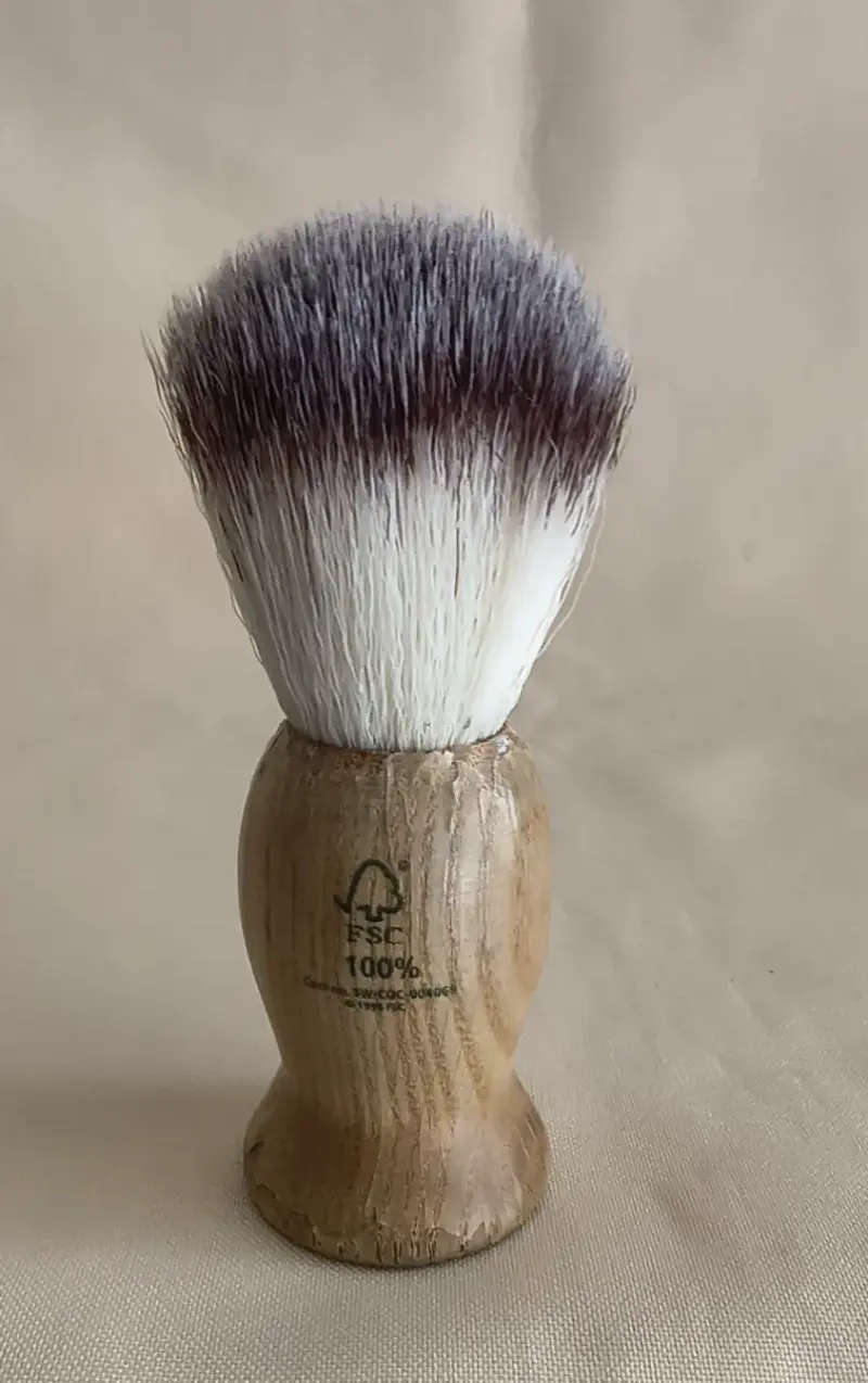 Brocha o Isopo de Afeitar de Madera  Vintage - 5