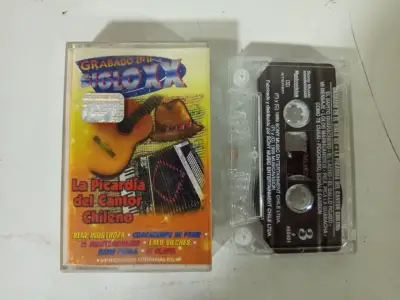 Cassette La Picardía del Cantor Chileno Siglo XX - miniatura 1