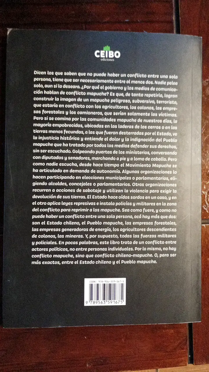 Libro En Pocas Palabras: El Conflicto Chileno-Mapuche de Tito Tricot - 2