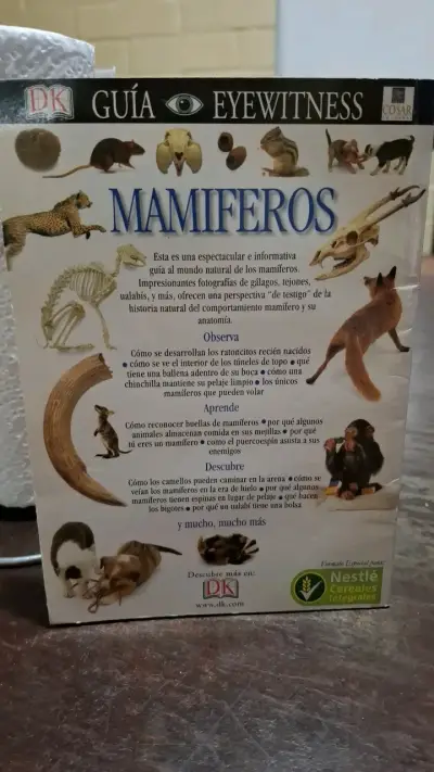 Libro Guía Eyewitness Mamíferos de Steve Parker - miniatura 2