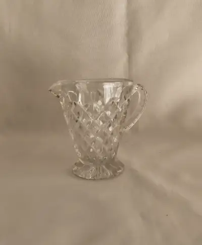 Jarrita Pequeña Vintage Vidrio Labrado - miniatura 6
