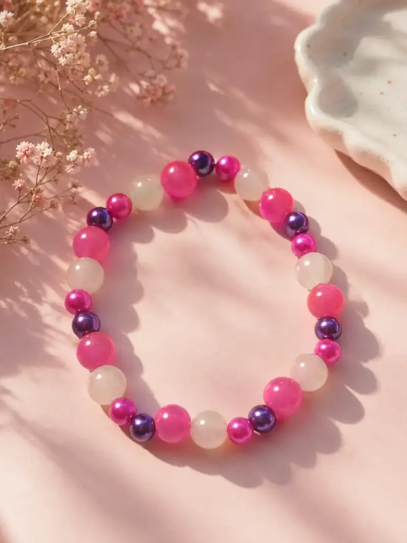 Pulsera de cuentas coloridas para mujer - 2