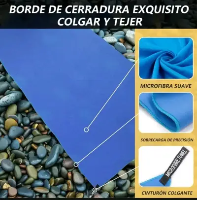Juego de Toallas de Microfibra Secado Rápido - miniatura 3