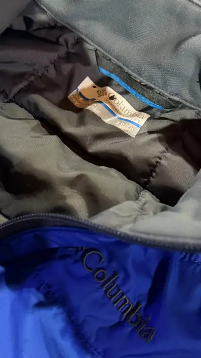 Chaleco Columbia azul para niño - miniatura 2