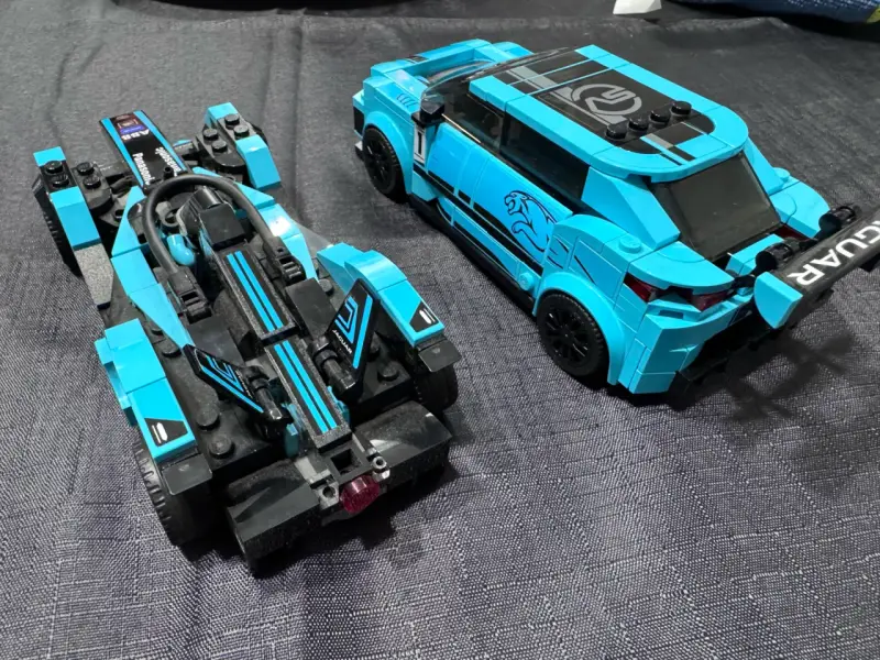 Set de Autos de Juguete Jaguar LEGO Azul - 2