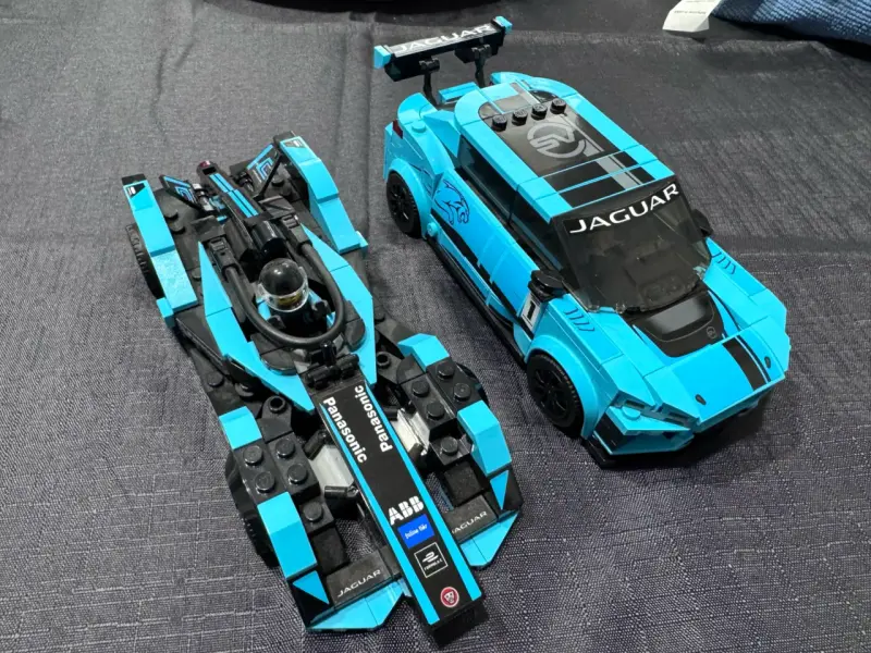 Set de Autos de Juguete Jaguar LEGO Azul - 3